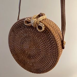 Woven Basket Purse